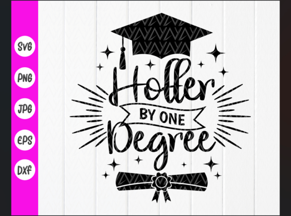 A Graduation SVG Asset for Editorial Graphics and Crafts