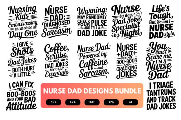 A Review of the Nurse Dad SVG Bundle for Graphics & Crafts