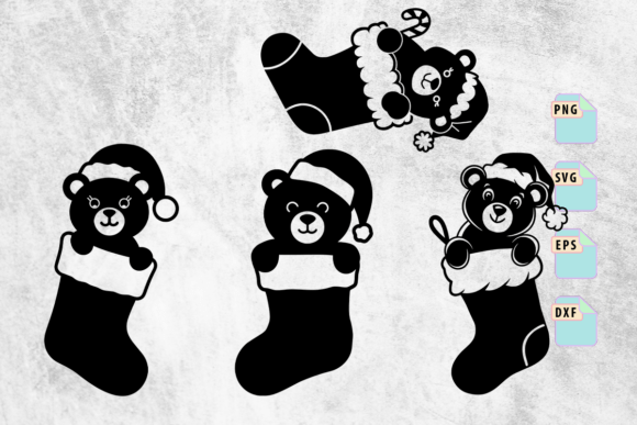 A Seasonal Asset for Crafts and Graphics: The Christmas Bear