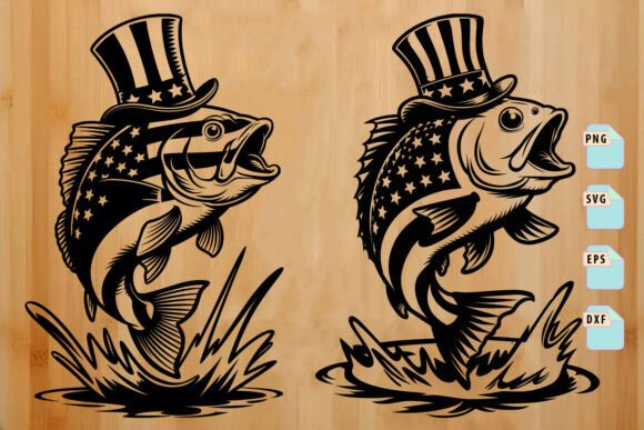 Crafting a Patriotic Website with Graphics for Fishing Fans