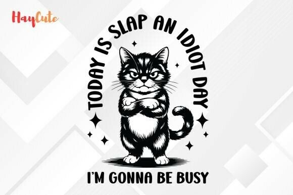 Funny Grumpy Cat SVG: A Graphic Asset for Crafts & Content