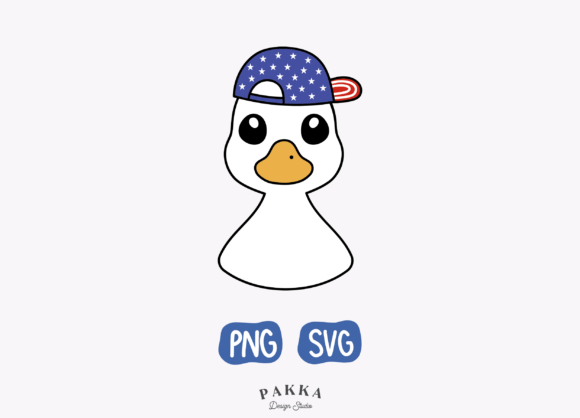 Patriotic Goose Girl Graphics for Crafts & Campaigns