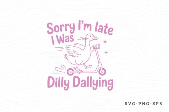 Retro Silly Goose SVG Graphics for Crafts and Design