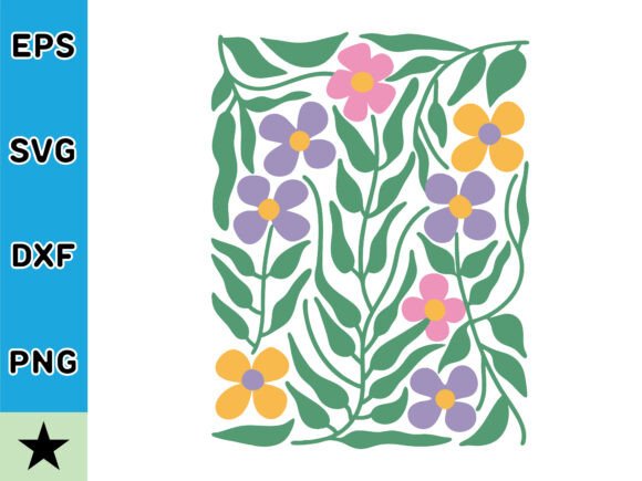 Reviewing Abstract Retro Vintage Floral SVG Vector Graphics