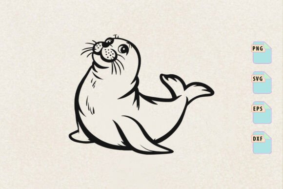 Seal Clipart Svg: A Versatile Craft and Graphics Asset