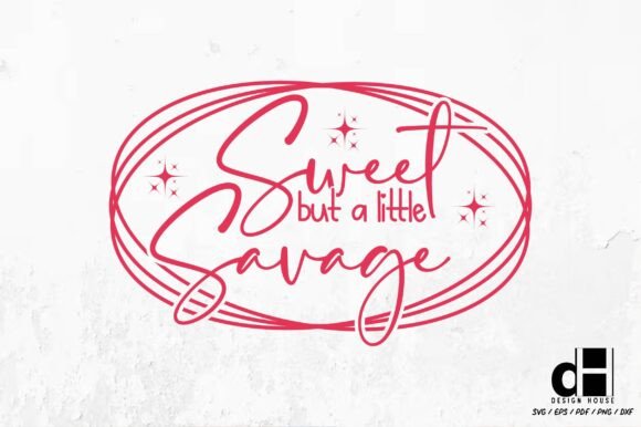 Sweet but Savage: A Sassy Quote Graphic for Crafts & Web Content