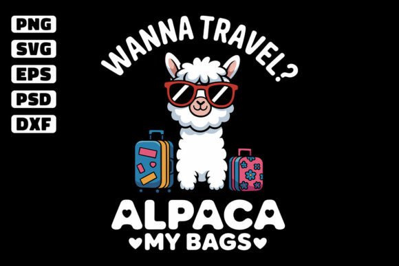 Wanna Travel Alpaca My Bags SVG: A Fun Design Review